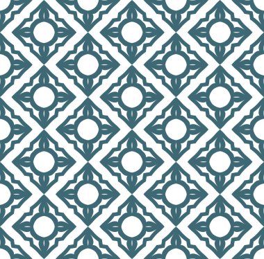 Art deco Dikişsiz desen arka plan, antika şık süsleme, vektör Yinelenen doku