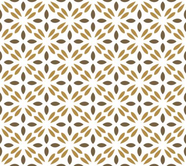 Soyut, dikişsiz süs deseni. Vektör illüstrasyonu.