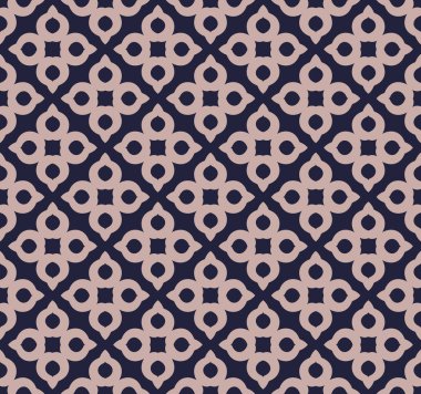 Soyut, dikişsiz süs deseni. Vektör illüstrasyonu.