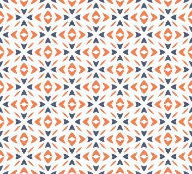 Soyut, dikişsiz süs deseni. Vektör illüstrasyonu.