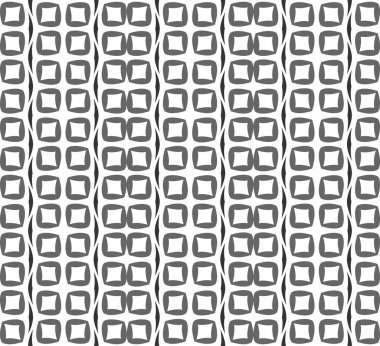 Soyut, dikişsiz süs deseni. Vektör illüstrasyonu.