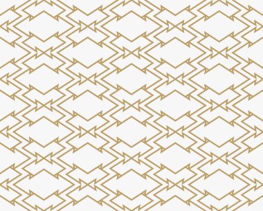 geometrik çizgi süsleme seamless modeli, modern minimalist styl