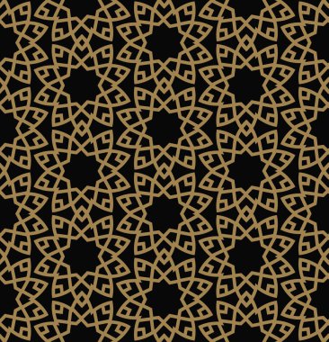 Modern lüks geometrik süsler hatları sorunsuz desenler arka plan ile