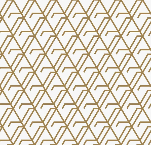 Nowoczesny luksusowy stylowe geometryczne tekstury z linią bezspoinowo desenie — Wektor stockowy