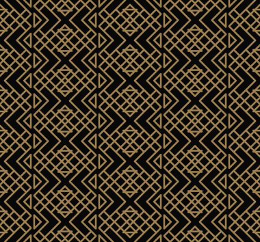 Modern lüks geometrik süsler hatları sorunsuz desenler arka plan ile