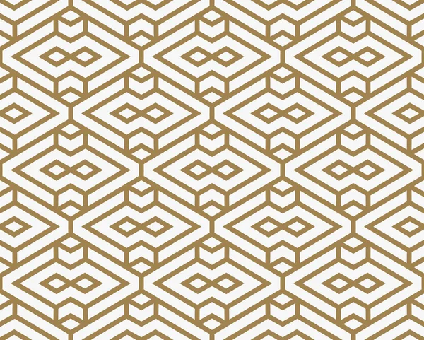 Nowoczesny luksusowy stylowe geometryczne tekstury z linią bezspoinowo desenie — Wektor stockowy