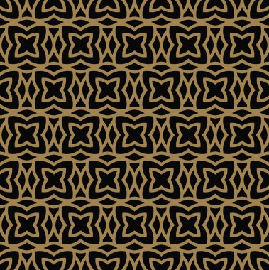 Soyut seamless modeli. Geometrik çizgi altın süs. Süs şık arka plan.