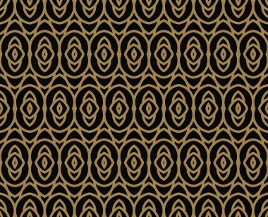 Soyut seamless modeli. Geometrik çizgi altın süs. Süs şık arka plan.