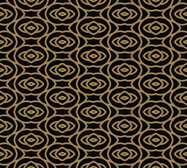 Soyut seamless modeli. Geometrik çizgi altın süs. Süs şık arka plan.