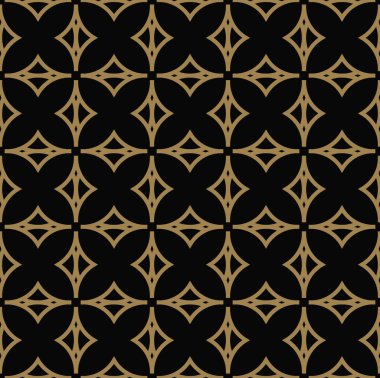 Soyut seamless modeli. Geometrik çizgi altın süs. Süs şık arka plan.