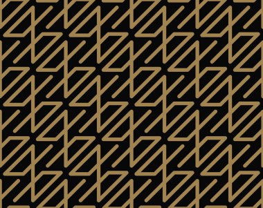 çizgili çizgi kesintisiz geometrik desen. Sorunsuz vektör arka plan. Siyah doku.