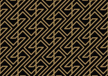 çizgili çizgi kesintisiz geometrik desen. Sorunsuz vektör arka plan. Siyah doku.