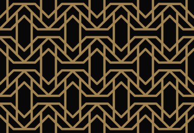 çizgili çizgi kesintisiz geometrik desen. Sorunsuz vektör arka plan. Siyah doku.