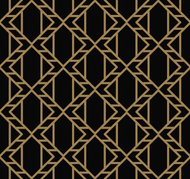 çizgili çizgi kesintisiz geometrik desen. Sorunsuz vektör arka plan. Siyah doku.
