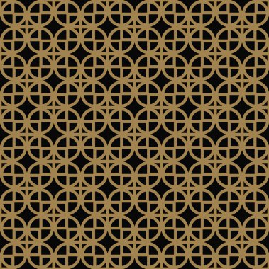 Soyut seamless modeli. Geometrik çizgi altın süs. Süs şık arka plan.