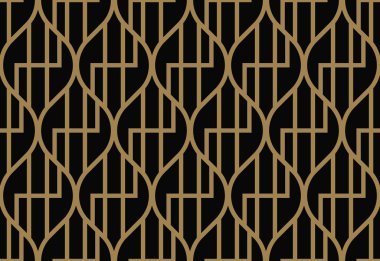 Vektör seamless modeli. Modern şık doku. Arka plan yinelenen. Dalgalı geometrik kılavuz dokunan.