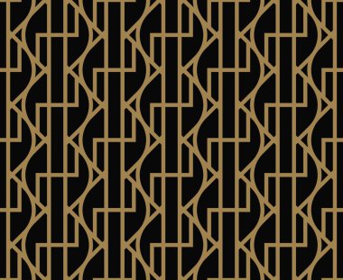 Vektör seamless modeli. Modern şık doku. Arka plan yinelenen. Dalgalı geometrik kılavuz dokunan.