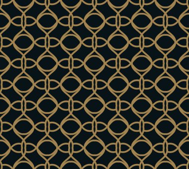 Seamless modeli. Zarif doğrusal süsleme. Geometrik şık bac