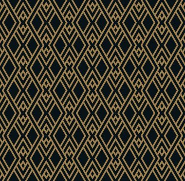 Seamless modeli. Zarif doğrusal süsleme. Geometrik şık arka plan. Yinelenen doku vektör