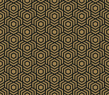 Seamless modeli. Zarif doğrusal süsleme. Geometrik şık arka plan. Yinelenen doku vektör