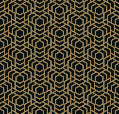 Seamless modeli. Zarif doğrusal süsleme. Geometrik şık arka plan. Yinelenen doku vektör