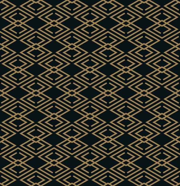 Patrón sin costuras. Elegante adorno lineal. Fondo geométrico elegante. Textura de repetición vectorial — Vector de stock