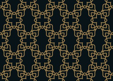 Seamless modeli. Grafik çizgileri süsleme. Çiçek şık arka plan.