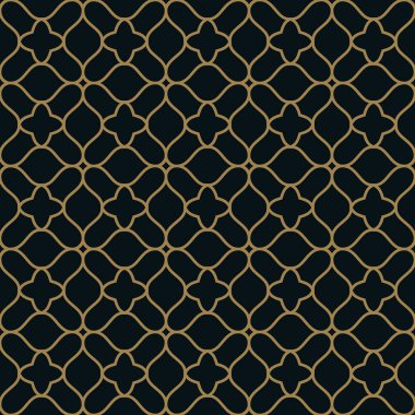 Seamless modeli. Grafik çizgileri süsleme. Çiçek şık arka plan.