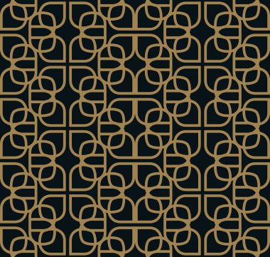 Seamless modeli. Grafik çizgileri süsleme. Çiçek şık arka plan.