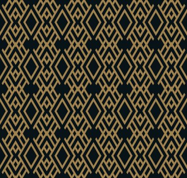 Vektör seamless modeli. Modern şık doku. Geometrik çizgili süsleme.