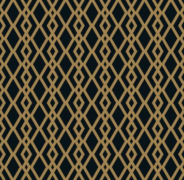 Vektör seamless modeli. Modern şık doku. Geometrik çizgili süsleme.