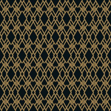 Vektör seamless modeli. Modern şık doku. Geometrik çizgili süsleme.