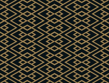 Vektör seamless modeli. Modern şık doku. Geometrik çizgili süsleme.