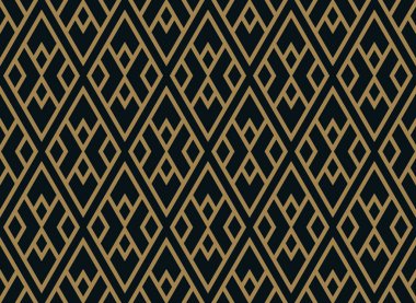 Vektör seamless modeli. Modern şık doku. Geometrik çizgili süsleme.