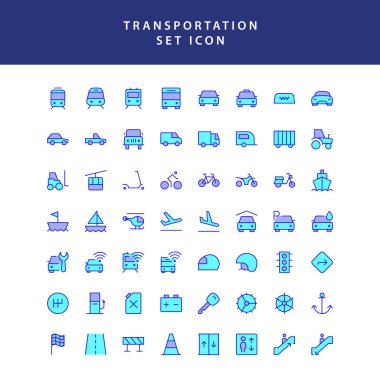 taşıma doldurulmuş ana simge seti