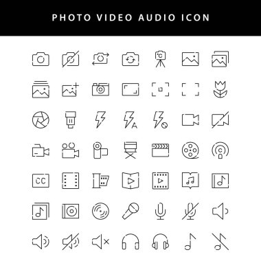 fotoğraf video ana hatları simgesi Vol1