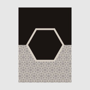 Minimum lüks kapak tasarımı menü, davetiye kartı, pankart tasarım vektörü için desen elemanı ile