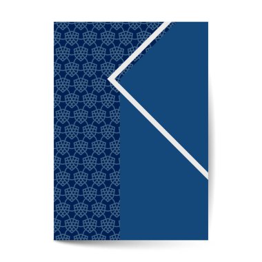 Düğün, menü, kitap şablonu tasarımı için süsleme şablonu kapağı