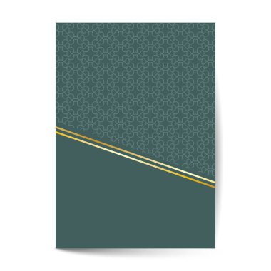 Düğün, menü, kitap şablonu tasarımı için süsleme şablonu kapağı