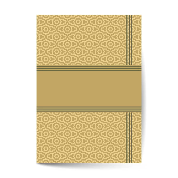 Diseño de portada Premium de lujo para Flyer book Diseño o plantilla de menú — Vector de stock