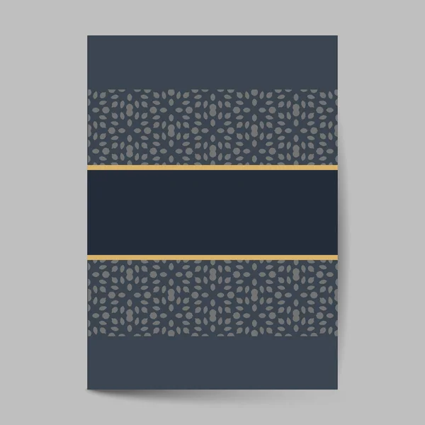 Diseño de portada Premium de lujo para Flyer book Diseño o plantilla de menú — Vector de stock