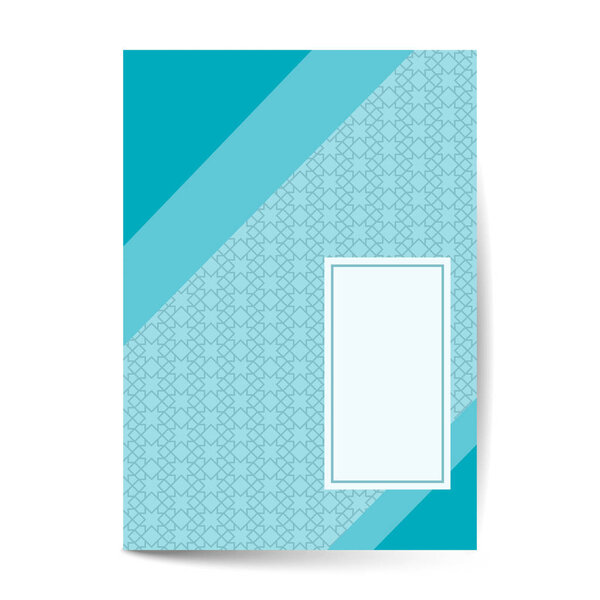 Minimal luxury Cover design with pattern element for menu, invitation card, banner book design vector