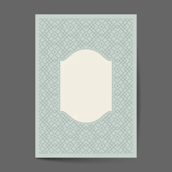 Luxe Premium omslag pagina ontwerp voor menu, brochure, kaart uitnodiging template. Luxe ornament. — Stockvector