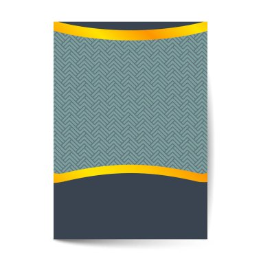 Broşür, dergi, kitap kapağı ve afişler için şablon tasarımı içeren lüks kapak sayfası. Hipster Dekoratif Tebrik Kartı veya Davetiye Tasarımı.