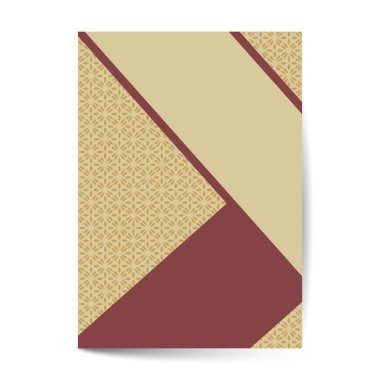 Lüks Premium tasarım kapak sayfası, İş broşürü tasarım şablonu için Mali Yıllık Raporu.