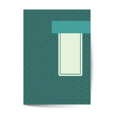 Minimum lüks kapak tasarımı menü, davetiye kartı, pankart tasarım vektörü için desen elemanı ile