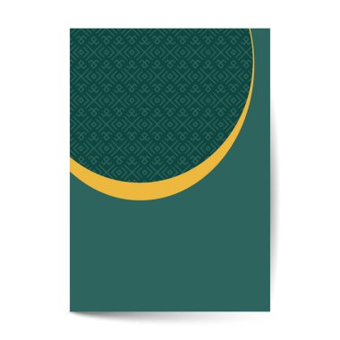 Lüks Premium tasarım kapak sayfası, İş broşürü tasarım şablonu için Mali Yıllık Raporu.