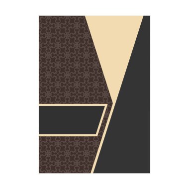 Lüks Premium menü tasarımı, İş broşürü tasarım şablonu, Flyer Design veya Broşür reklamcılığı için Mali Yıllık Raporu