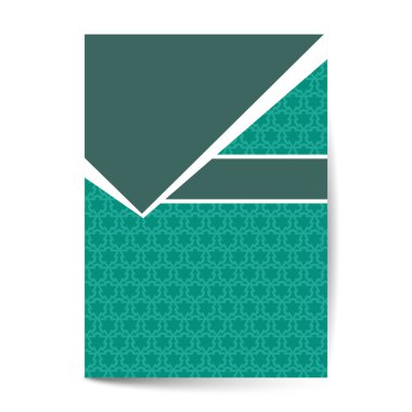 Lüks Premium tasarım kapak sayfası, İş broşürü tasarım şablonu için Mali Yıllık Raporu.