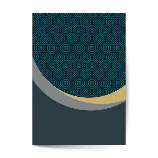 Design de página de capa Premium de luxo para menu, brochura, modelo de convite de cartão. Ornamento de luxo . — Vetor de Stock